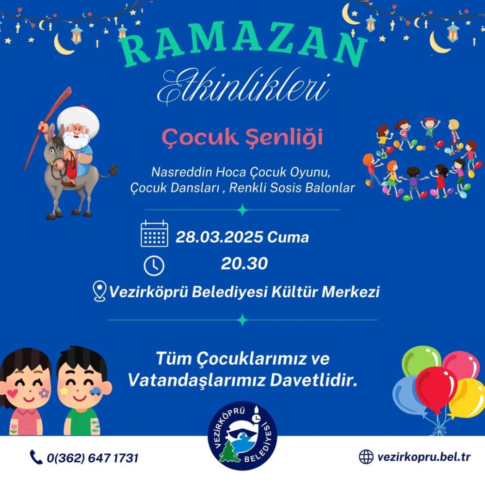 Ramazan Etkinlikleri Çoçuk Şenliği