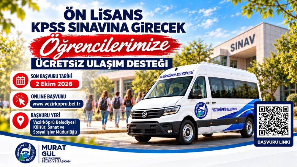 2026 Ön Lisans KPSS Adaylarına Ücretsiz Ulaşım Desteği